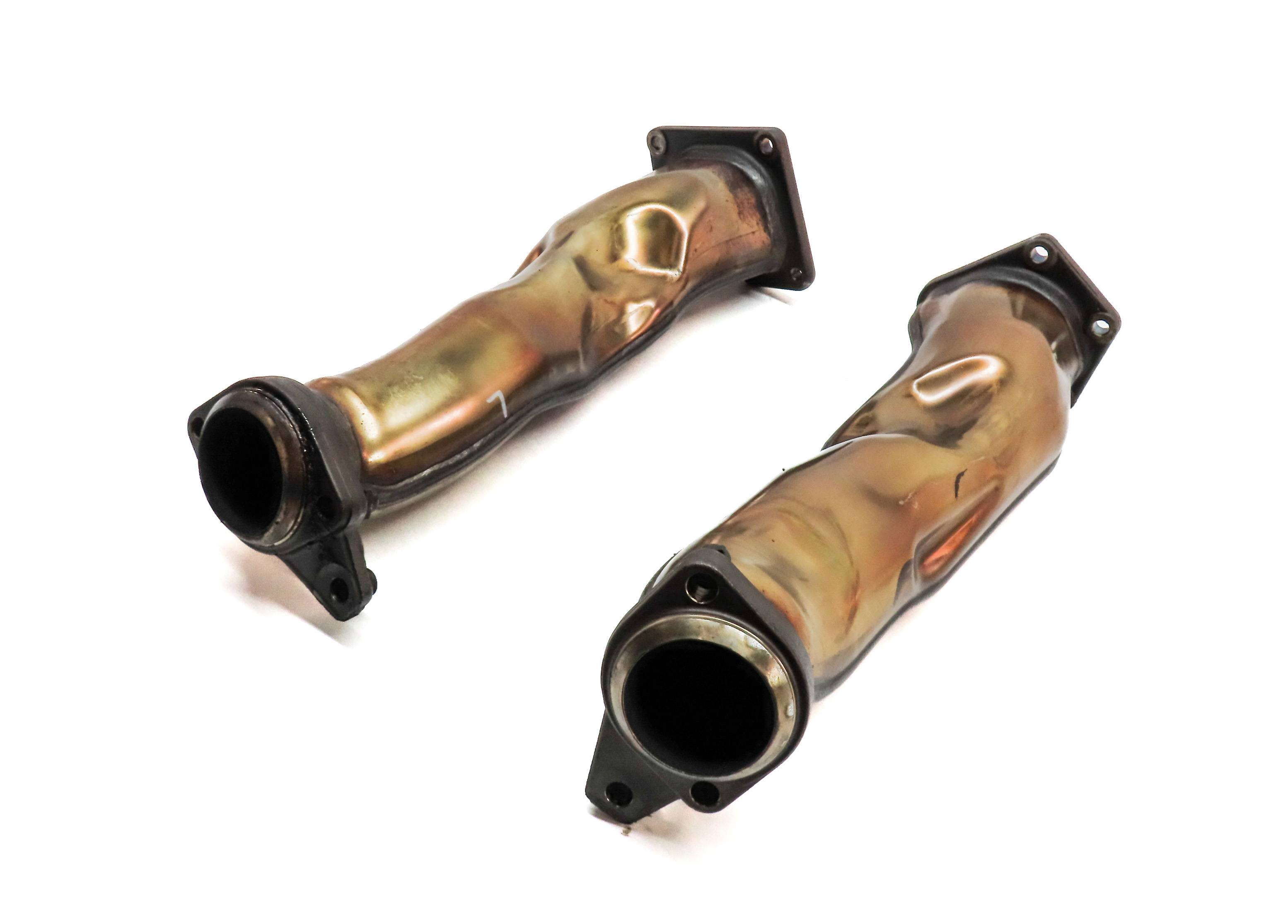 2015 MERCEDES GL550 (X166) 4.6L ENGINE TURBO EXHAUST HOSE PIPE SET/2 — exact item pictured